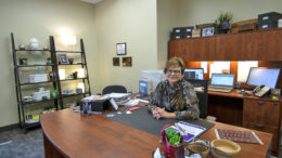 Peggy Cenova is pictured in her office inside the Innovation Connector. Photo by: Mike Rhodes