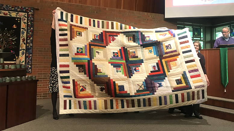 An example of a quilt to be raffled during "Bazaar in the Woods" on Saturday, November 3, 2018. Photo provided.