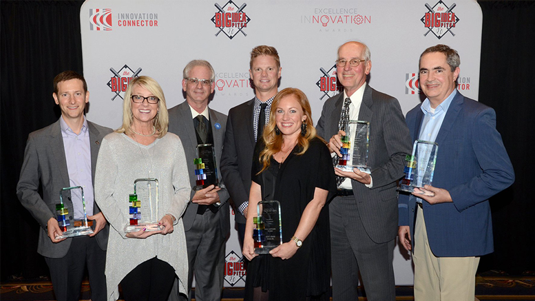 Pictured L-R: Adam Unger, Heidi Hale, Mike Rhodes, Brian Shrieve, Brooke Shrieve, Steve Smith and J Chapman. Photo by: Kyle Evans