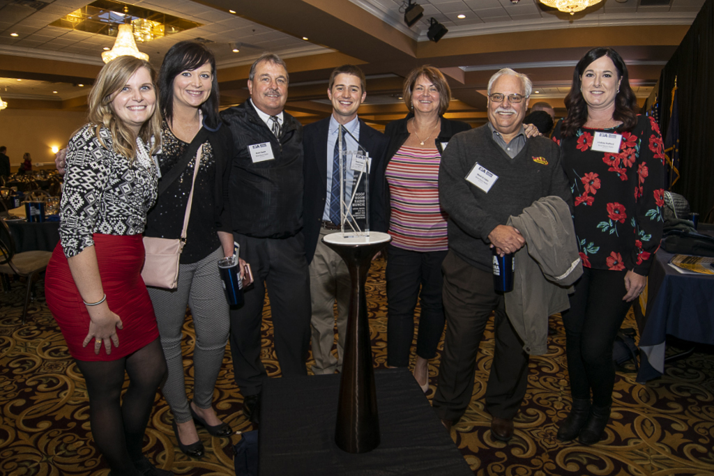 (L-R): Liz Valpatic, Taylor Ritchie, Kevin Swain, Mark Foerster, Sue Tschuor, Mark DiFabio, and Lindsay Stafford are pictured.