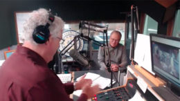 Mayor Dennis Tyler in the studio of WLBC radio on 12/17/18