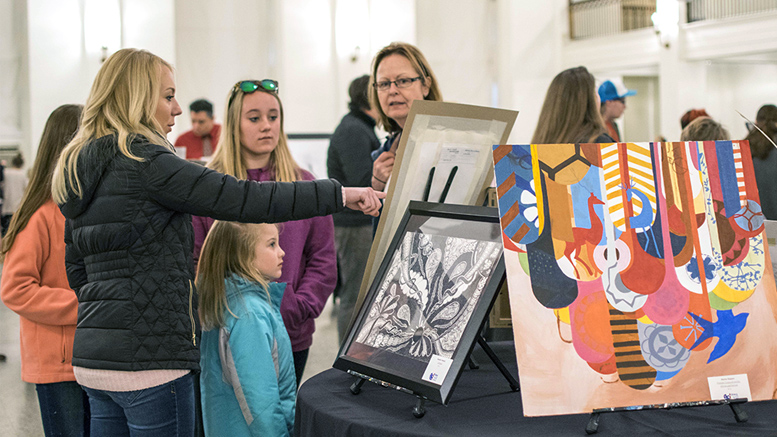 The Young Artist Exhibition will take place on Thursday, March 14, 2019. Photo provided.