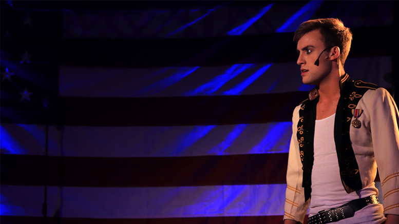 Austin Marchino playing Andrew Jackson. Photo by: Chase Cantwell