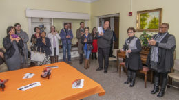 Watasha Barnes Griffin, (far right) CEO at YWCA Central Indiana is pictured announcing the YWCA's name change at a ribbon-cutting ceremony on February 1, 2019.