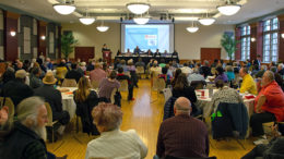 The I.D.E.A. Conference Mayoral Forum was held on March 2nd at the Ball State University Student Center Ballroom. Photo provided