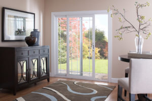 A beautiful patio door from Window World® is pictured.