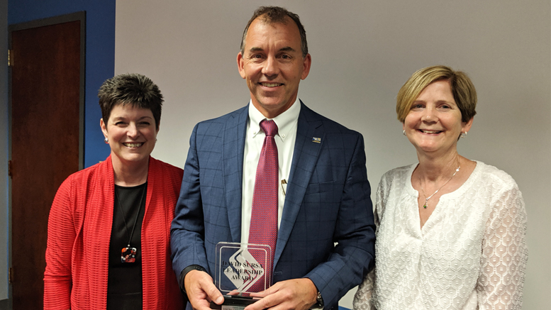 Pictured L-R: Kelly Shrock, Chris Caldwell, and Carol Seals. Photo provided