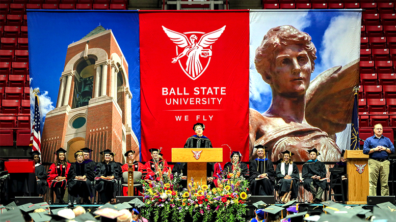 Ball State University commencement. File photo.