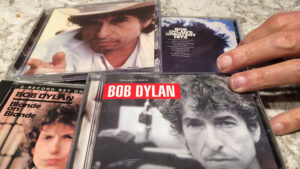 Just a few of the recordings from Bob Dylan’s standout career. Photo by Nancy Carlson.