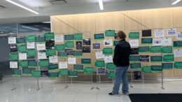 This powerful exhibit displays quotes from both single mother students and graduates of Ivy Tech Community College statewide. Photo provided