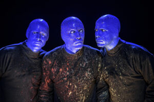 Blue Man Group as photographed by Lindsey Best.
