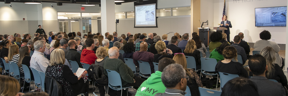 A large crowd was in attendance for the State of the City address. Photo by: Mike Rhodes