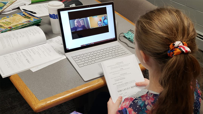 The Boys & Girls Club of Muncie are among the recipients of grants that will help pay for support and supplies made necessary by COVID-19 pandemic. In this photo, a Club kid attends an online learning class.