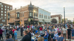 Downtown Muncie during a MDDP planned event. Photo provided