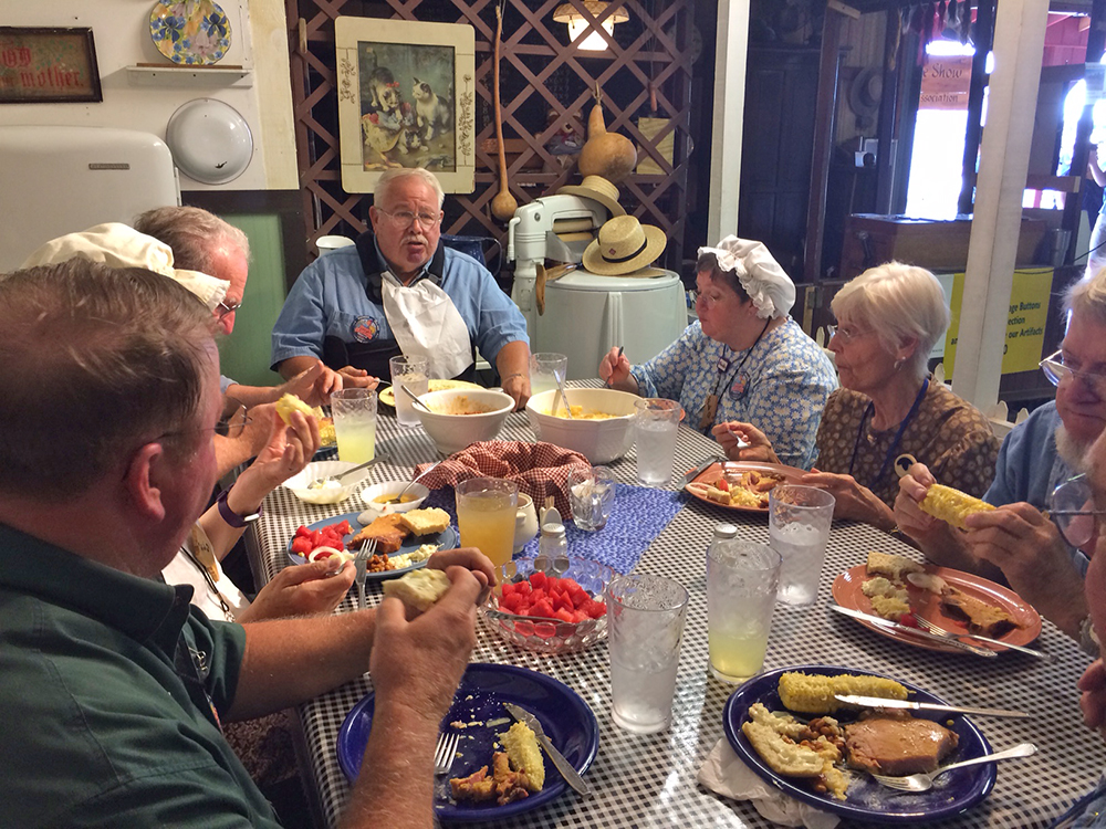 Old-timey fare is the favorite of diners in the Pioneer Village. Photo by: Nancy Carlson