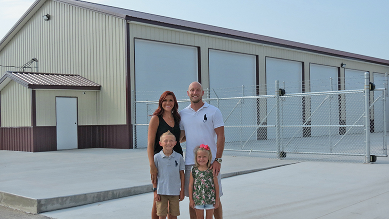 Family First Indoor RV and Boat Storage, the Shaffers’  new, built-from-the-ground-up business in Albany. Photo provided