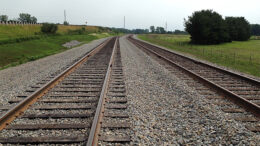 Companies will truck their products and materials to this rail spur for loading onto trains. Likewise, materials needed for those companies will come via train to the rail spur to be loaded onto trucks for local delivery. Photo provided