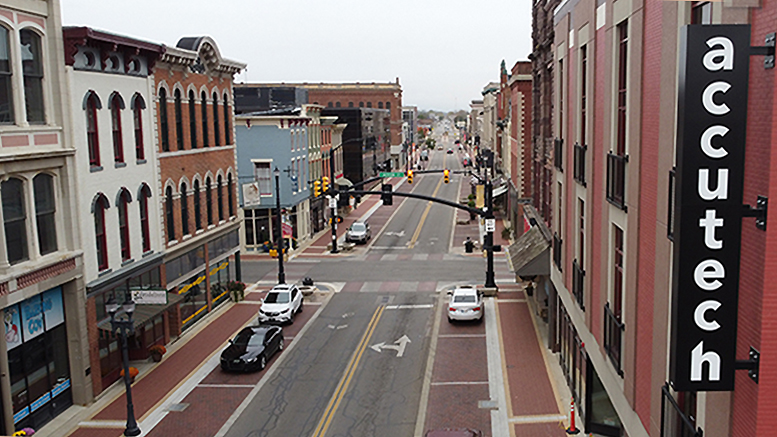 Accutech Systems in downtown Muncie. Photo by Mike Rhodes