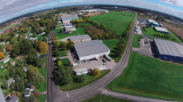 An aerial view of the Industria Center industrial park in Muncie. (Photo taken looking due East.)