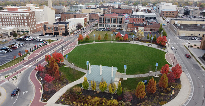 Muncie Downtown Development Partnership, was one of the first organizations to sign the pledge. Photo by: Mike Rhodes