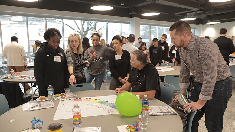 A group of students and community leaders participating the Web of Support training from Jan. 2020. Photo provided