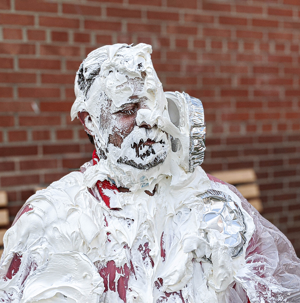 Jason Newman Pie in Face