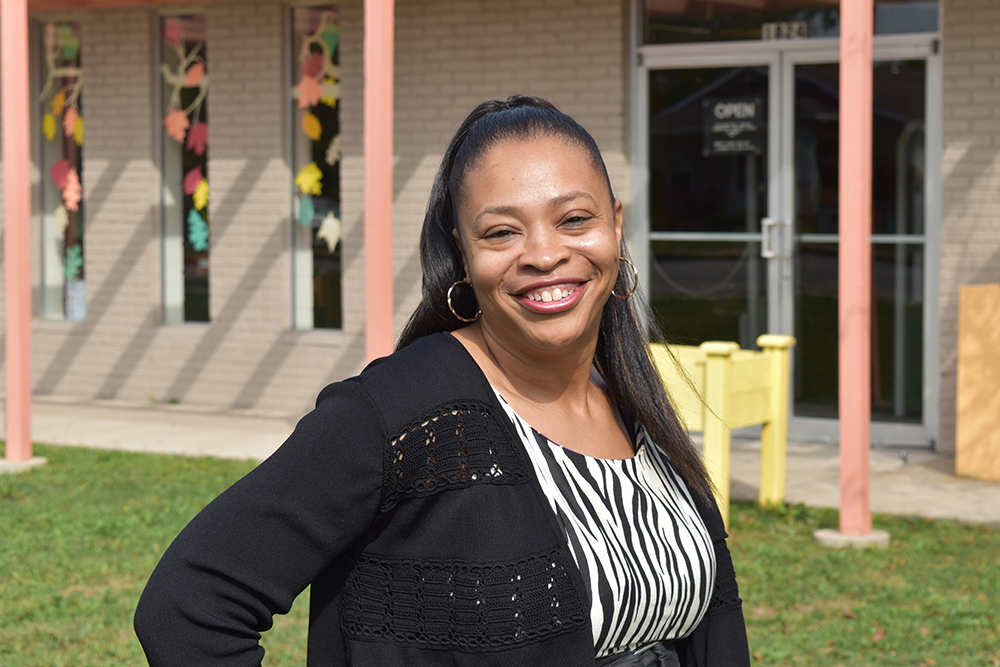 Tenisha Harris, MPL Connection Corner Supervisor. Photo by Stuart Cotton, Digital Mentor at MPL Connection Corner