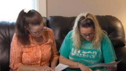 Lighthouse Director, Dori Taylor, (left) working alongside 2020 graduate, Amy Howard. Photo provided