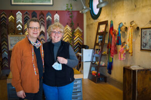 Carl and Barbara Schafer are pictured inside their business. Photo by Matt Howell.