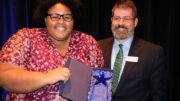 Asia Wyatt was awarded the 2019 Patrick C. Botts Youth of the Year award at the 2020 Great Futures Dinner.