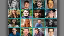 From left to right; top to bottom: Neely Agnew, Aaron Alford, Alex Buxton, Jesus Cardoza, Jr., Shelbie Crabtree, Nate Gonterman, Christian Hubble, Lauren Huffman, Dana Jones, Kaylee Kear, Samuel King, Katie Nettrouer, Tommy Rohlfing, Josh Stephenson, Benjamin Stoughton, Samuel Woodson