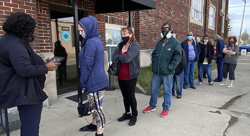 Meridian Health Services and Urban Light Church partnered to bring Johnson & Johnson COVID-19 vaccines to area residents. Photo by Lorri Markum