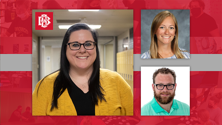 Clockwise L-R: Melissa Crist, Brittney Garrett, and Eli Jones.