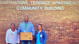 Pictured L-R: Qiana Clemens, Wayne Johnson, Michelle Hill.