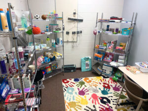 The court’s Wellness and Recovery Shoppe is stocked with household items, cleaning supplies, books, toys, clothing, kitchen supplies, and more. Photo provided.