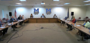Muncie Community Schools school board meeting. Photo provided