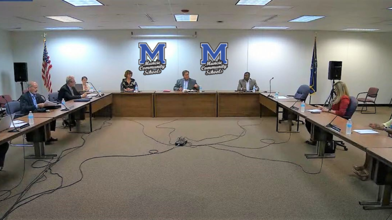 Muncie Community Schools school board meeting. Photo provided