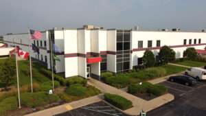 Aerial image of the Magna Powertrain plant in Muncie. Photo by Mike Rhodes