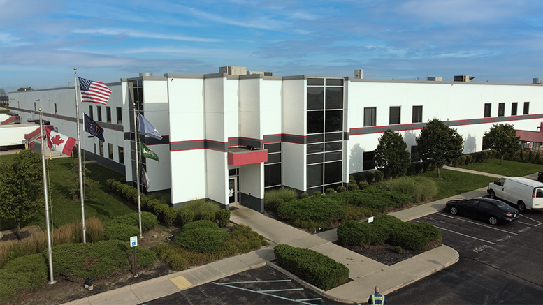 Aerial image of the Magna plant in Muncie. Photo by Mike Rhodes