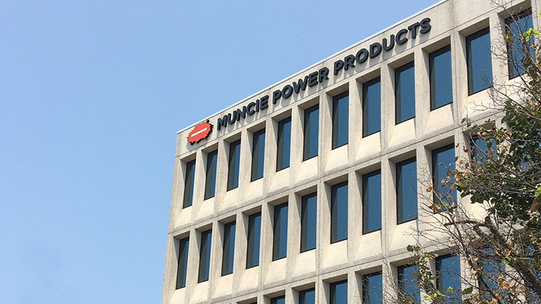 Muncie Power Products headquarters in downtown Muncie. Photo provided.