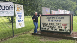 Congressman Greg Pence at the Delaware County Fair. Photo provided by Liz Dessauer, Deputy District Director.