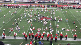 Kids Participating in the BSU Chase Charlie - Kiddie 100 Dash. Photo by Eric Klosterman.
