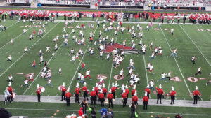 Kids Participating in the BSU Chase Charlie - Kiddie 100 Dash. Photo by Eric Klosterman.