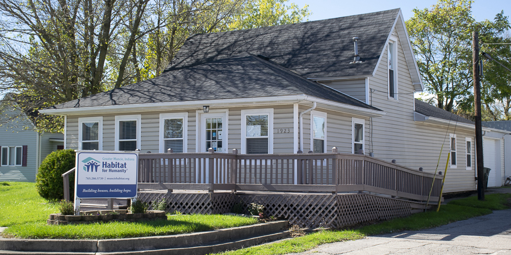 Habitat's ‘office home’, located on the corner of Hoyt and Memorial Aves. Photo by Mike Rhodes