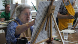 A Coffee and Paints class in session. Photo provided.