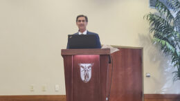 Mayor Ridenour at the State of the City Address. Photo by Stacey Shannon.