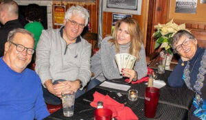 John is pictured at the Woof Boom Christmas Party at Mr. Mouse. Photo by Mike Rhodes