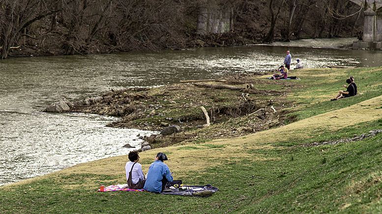 A scene around a portion of the White River. Photo provided