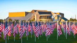 The annual "Flags of Honor" at Minnetrista is a community project of the Exchange Club of Muncie. Photo provided