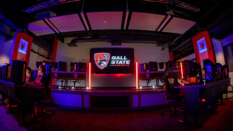 Ball State's eSports center. Photo provided